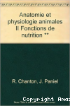 Anatomie et physiologie animales 2, Fonctions de nutrition